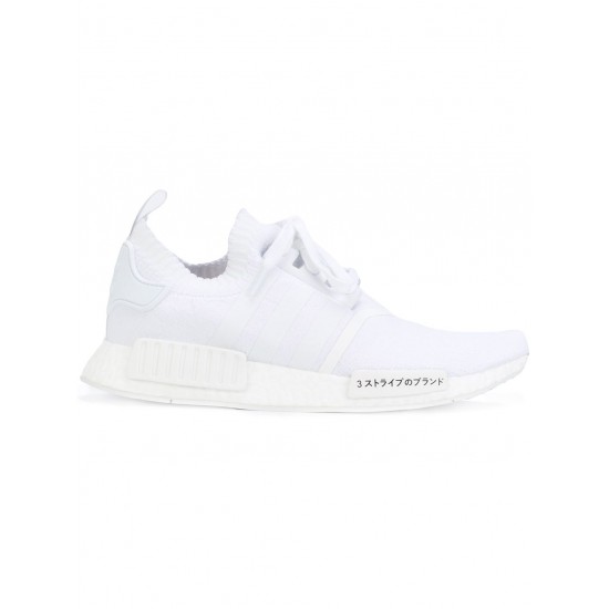 Adidas NMD_R1 Primeknit "Triple White" sneakers Adidas NMD_R1 Primeknit "Triple White" sneakers