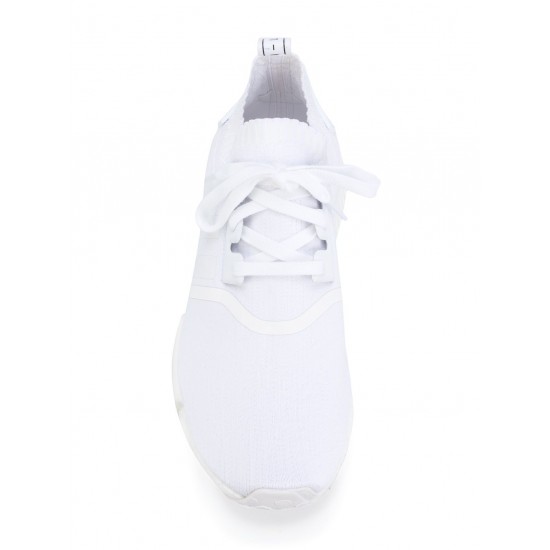 Adidas NMD_R1 Primeknit "Triple White" sneakers Adidas NMD_R1 Primeknit "Triple White" sneakers