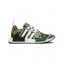Adidas x BAPE NMD_R1 "Green Camo" sneakers