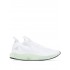 Adidas white Alphaedge 4D reflective sneakers