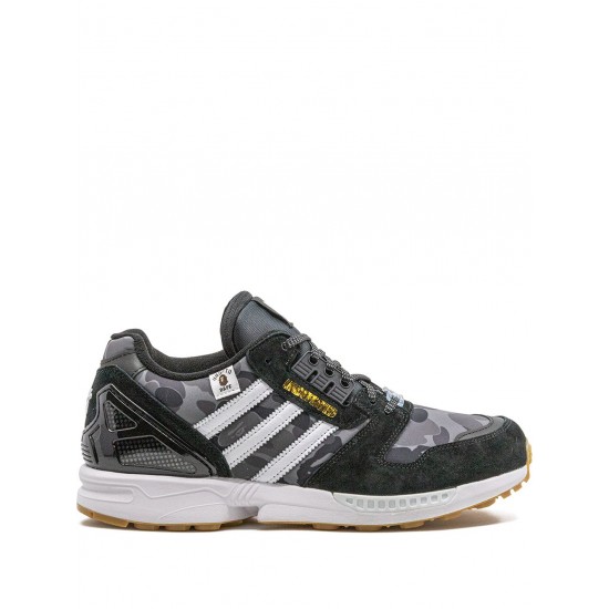 Adidas ZX 8000 "BAPE x Undefeated - Black" sneakers