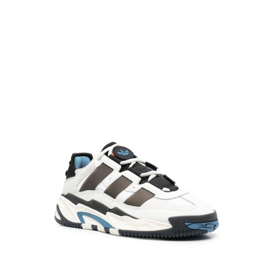 Adidas paneled-design low-top sneakers