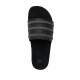 Adidas logo embossed stripe detail slippers