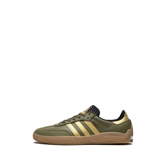 Adidas x Palace Puig Samba "Olive Gold" sneakers