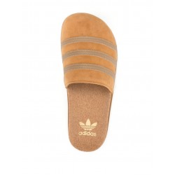 Adidas Suede striped slippers
