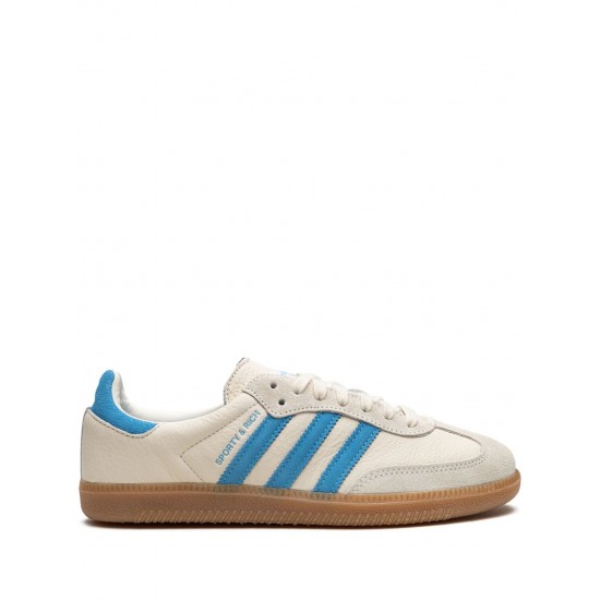 Adidas x Sporty and Rich Samba "Cream Blue" sneakers