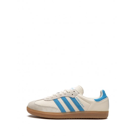 Adidas x Sporty and Rich Samba "Cream Blue" sneakers