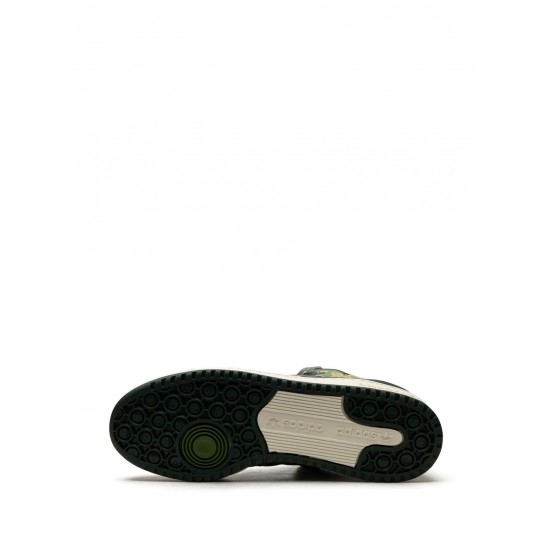 Adidas x BAPE Forum 84 Low 30th Anniversary Green Camo sneakers