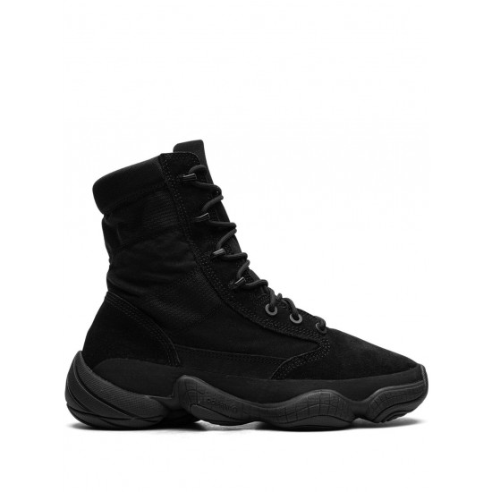 Adidas YEEZY 500 High Triple Black Tactical Booties Sneaker