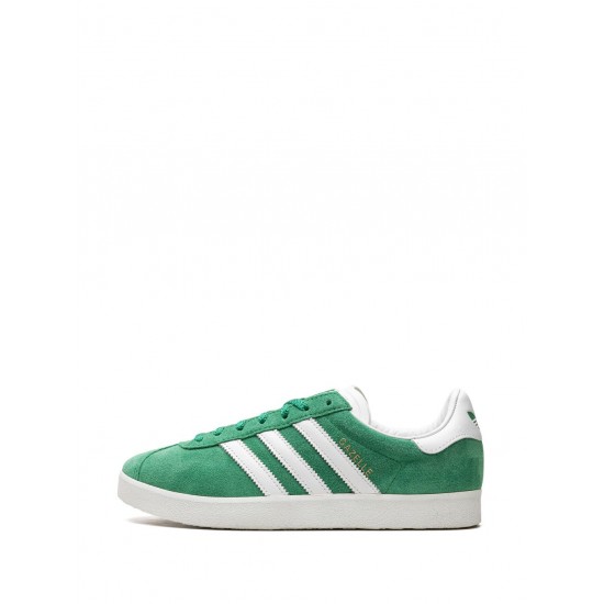 Adidas Gazelle 85 Green/White/Gold Metallic Sneakers