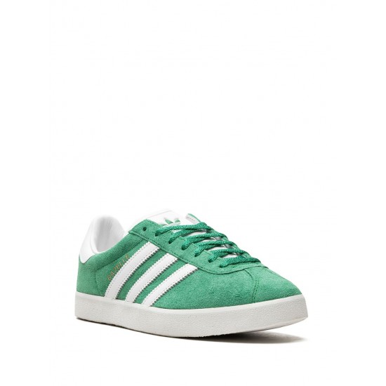 Adidas Gazelle 85 Green/White/Gold Metallic Sneakers