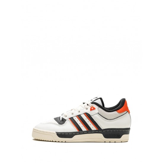 Adidas striped logo lace-up sneakers