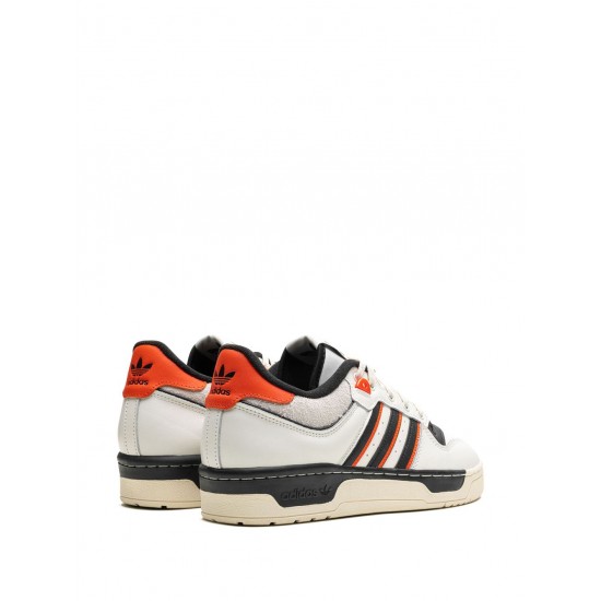 Adidas striped logo lace-up sneakers