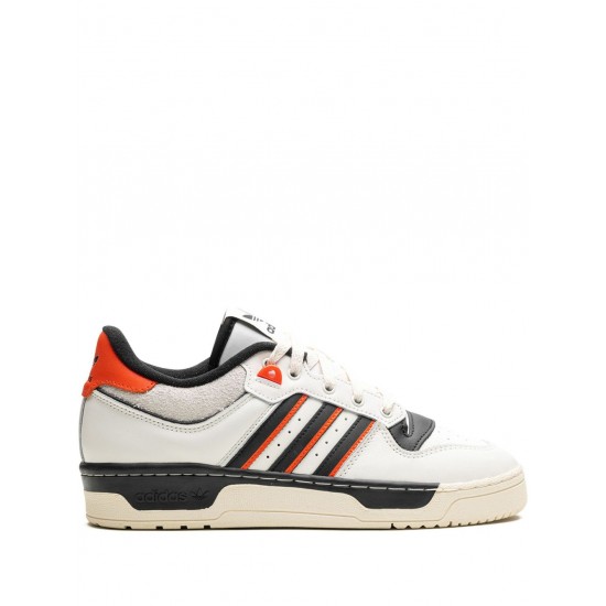 Adidas striped logo lace-up sneakers