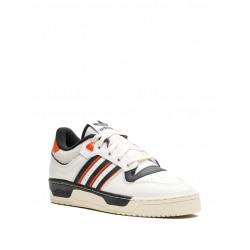 Adidas striped logo lace-up sneakers