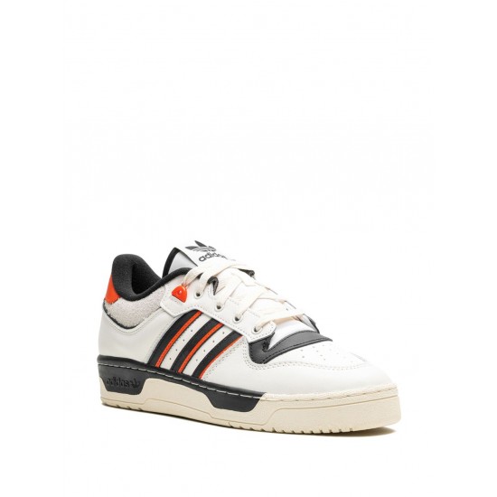 Adidas striped logo lace-up sneakers