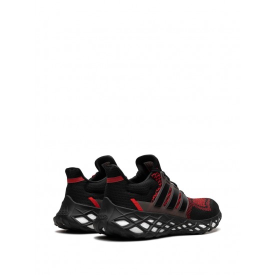Adidas Ultra Boost Web DNA Core Black/Vivid Red Sneakers