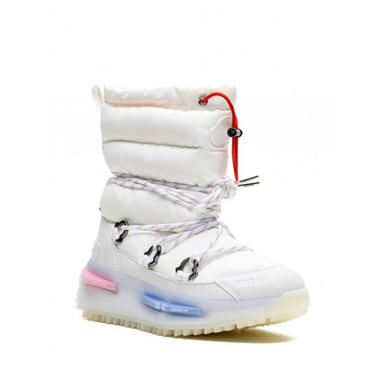 Adidas x Moncler NMD_S1 Mid "Core White" boots