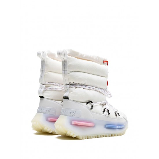 Adidas x Moncler NMD_S1 Mid "Core White" boots