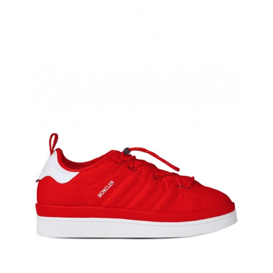 Adidas x Moncler Campus Solar Red sneakers