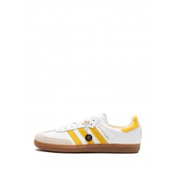 Adidas Samba OG SPORTY & RICH - White Bold Gold Sneakers