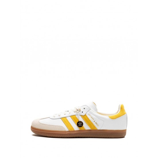 Adidas Samba OG SPORTY & RICH - White Bold Gold Sneakers Adidas Samba OG SPORTY & RICH - White Bold Gold Sneakers
