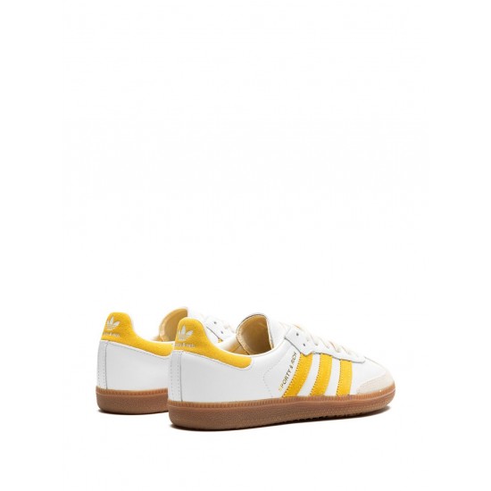 Adidas Samba OG SPORTY & RICH - White Bold Gold Sneakers Adidas Samba OG SPORTY & RICH - White Bold Gold Sneakers