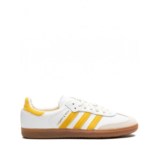 Adidas Samba OG SPORTY & RICH - White Bold Gold Sneakers Adidas Samba OG SPORTY & RICH - White Bold Gold Sneakers