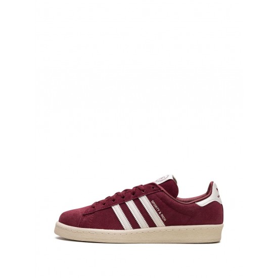 Adidas Campus 80s Sporty & Rich - Merlot Cream Sneakers