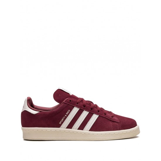 Adidas Campus 80s Sporty & Rich - Merlot Cream Sneakers