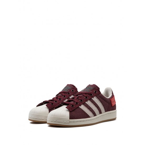 Adidas x Parley Superstar Shadow Red sneakers