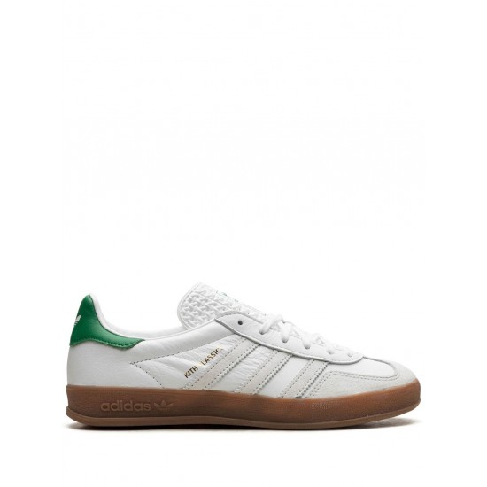 Adidas Gazelle Indoor Kith- White / Green Sneakers