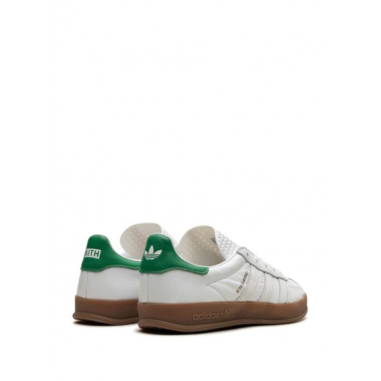 Adidas Gazelle Indoor Kith- White / Green Sneakers