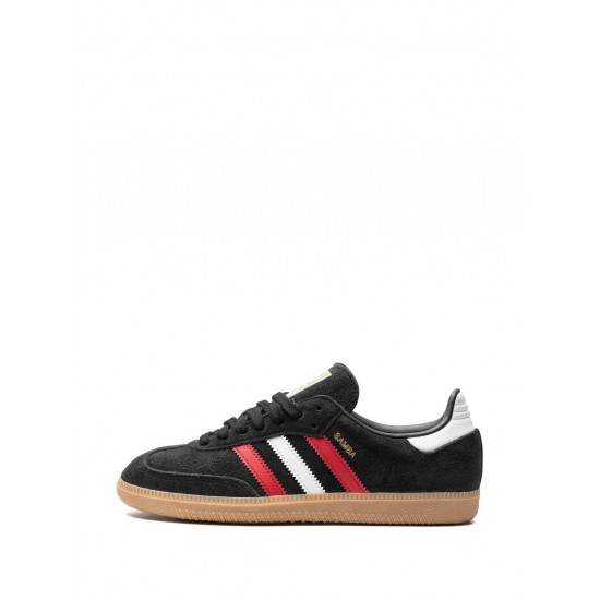 Adidas Samba OG "Core Black/Better Scarlet/Gum" sneakers