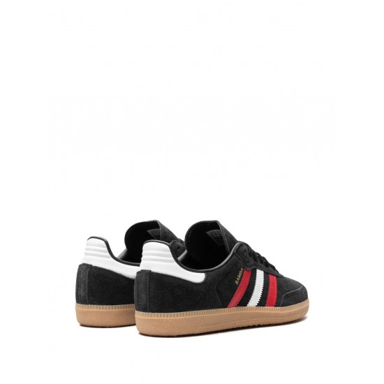 Adidas Samba OG "Core Black/Better Scarlet/Gum" sneakers