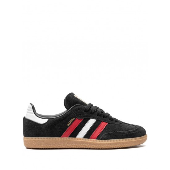 Adidas Samba OG "Core Black/Better Scarlet/Gum" sneakers