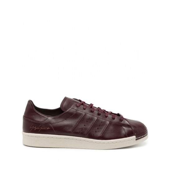 Adidas Y-3 Superstar lace-up leather sneakers