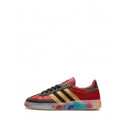Adidas Handball Spezial SEED - Scarlet Gold Paint Splatter Sneakers