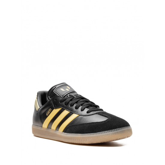 Adidas x Lionel Messi Samba Black/Gold sneakers