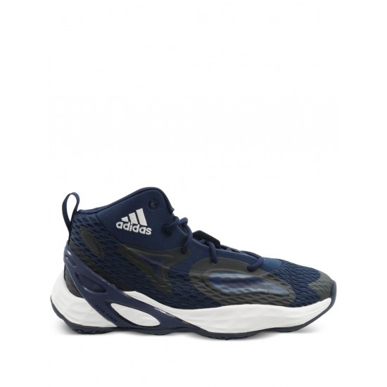 Adidas Exhibit A Mid Blue Sneakers