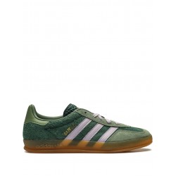 Adidas Gazelle Indoor Mineral Green/ Silver Sneakers