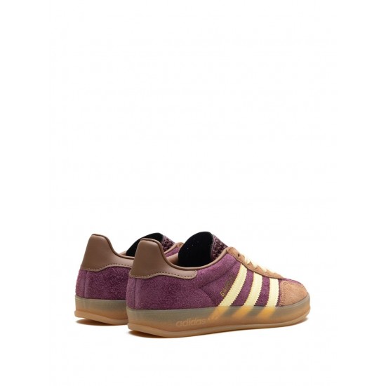 Adidas Gazelle Indoor Maroon/Almost Yellow/Preloved Brown sneakers