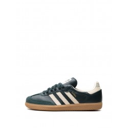 Adidas Samba Shadow Green Cream White Gold Metallic Sneakers