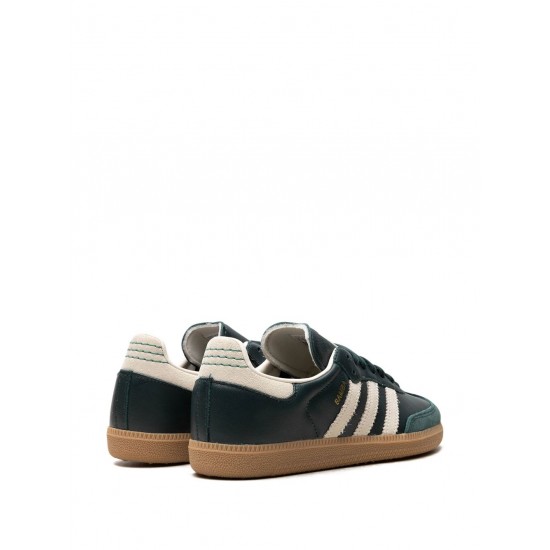 Adidas Samba Shadow Green Cream White Gold Metallic Sneakers Adidas Samba Shadow Green Cream White Gold Metallic Sneakers