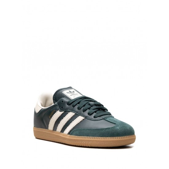 Adidas Samba Shadow Green Cream White Gold Metallic Sneakers Adidas Samba Shadow Green Cream White Gold Metallic Sneakers