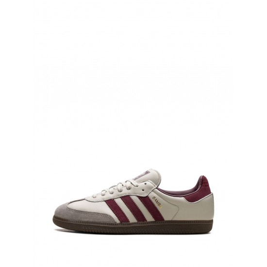 Adidas Samba OG Putty Grey Maroon sneakers