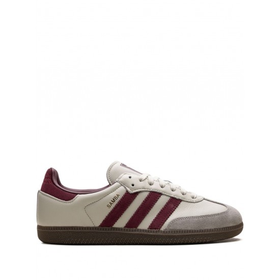 Adidas Samba OG Putty Grey Maroon sneakers