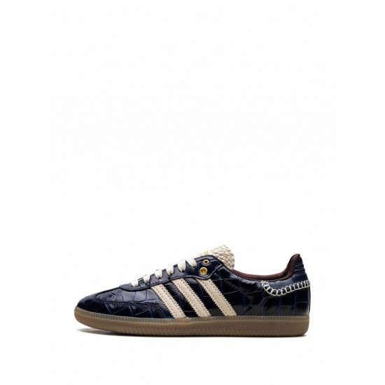 Adidas x Wales Bonner Samba OG Navy Croc sneakers