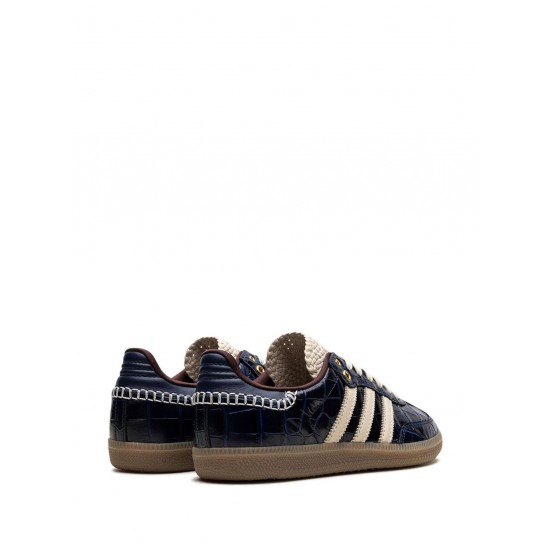 Adidas x Wales Bonner Samba OG Navy Croc sneakers
