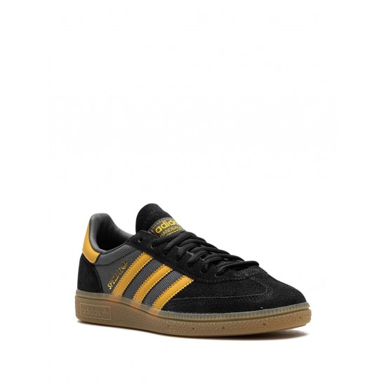Adidas Handball Spezial Core Black Preloved Yellow sneakers Adidas Handball Spezial Core Black Preloved Yellow sneakers